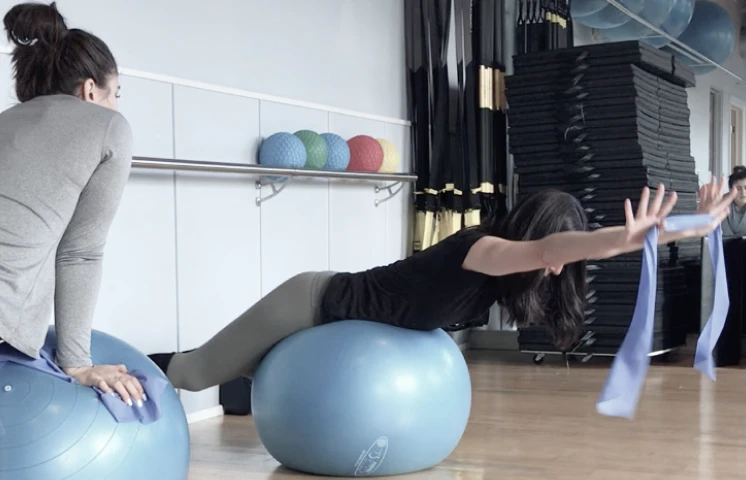 Private Pilates training session at Pilates North studio